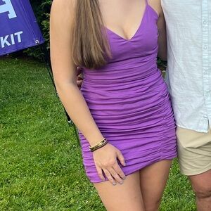 Zara Purple Mini Dress